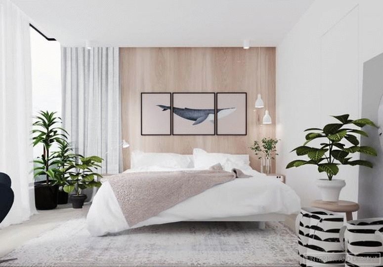 Zen minimalizm we wnętrzu sypialni 2