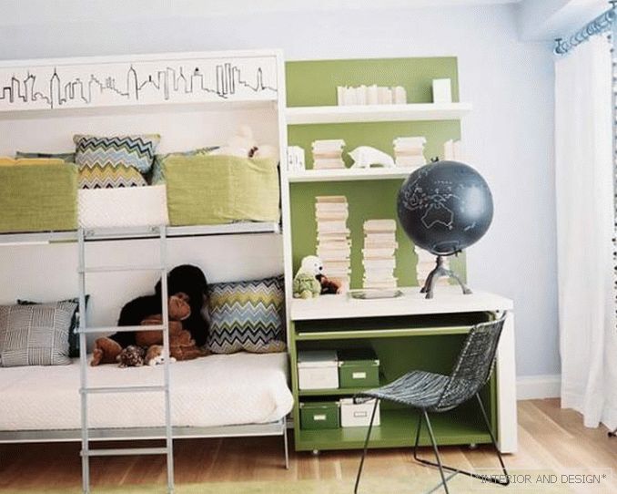 Jak rozmieścić łóżka w pokoju dziecinnym 4
