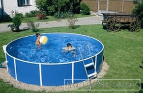 Okrągły basen dla dzieci