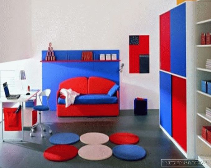 Pokój dla chłopca, styl minimalizmu