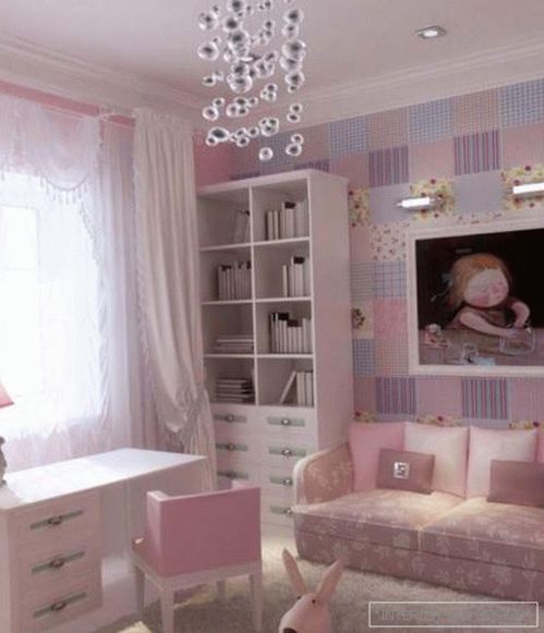 Różowy pokój dziecięcy