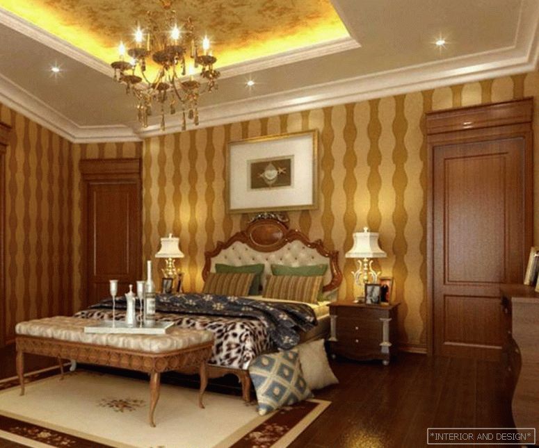 Sufit płyt gipsowo-kartonowych w sypialni 3