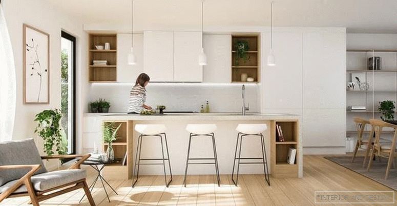 Zasłony do kuchni w stylu minimalizmu 2